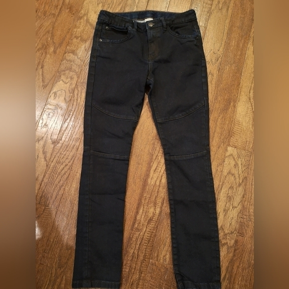 Zara Boys Moto Skinny Fit Jeans, New, Big Kids Size 11/12 Adjustable. - Picture 2 of 8